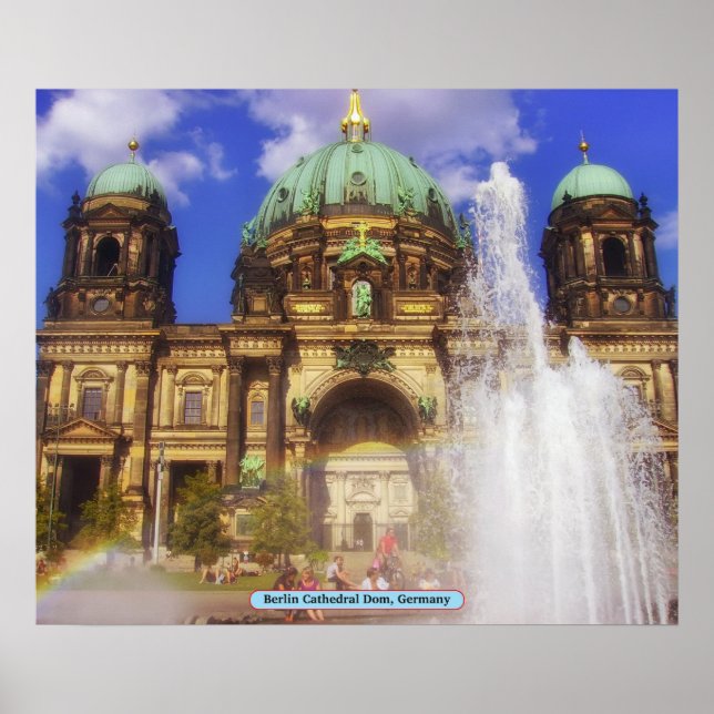 Póster Catedral de Berlim Dom, Alemanha (Frente)