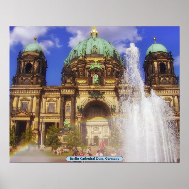 Póster Catedral de Berlim Dom, Alemanha (Frente)