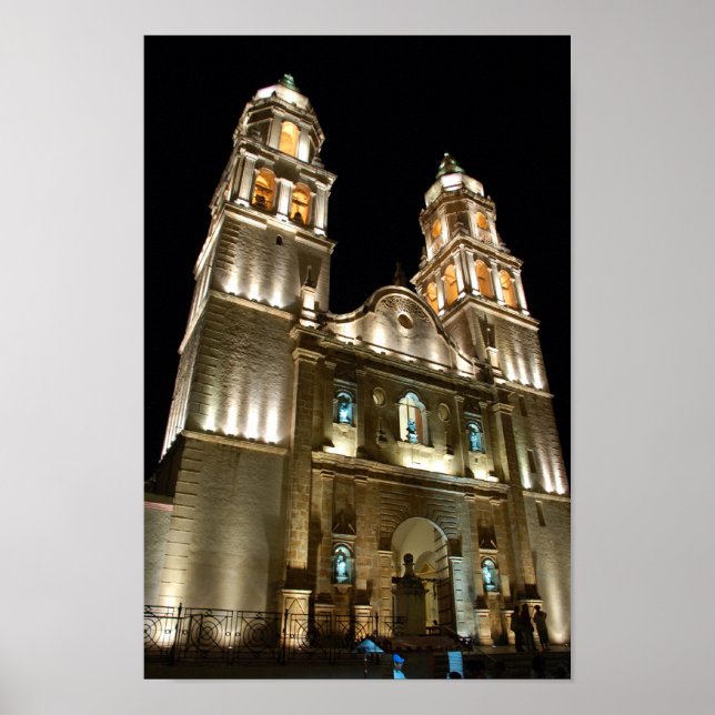 Poster Catedral de Campeche (Frente)