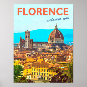 Poster Catedral de Florença, domo Santa Maria Del Fiore