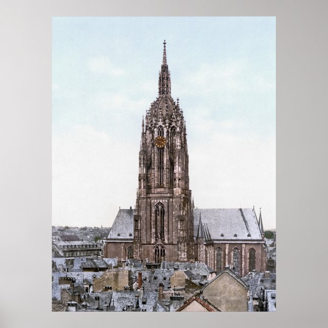 Póster Catedral de Frankfurt (Frente)