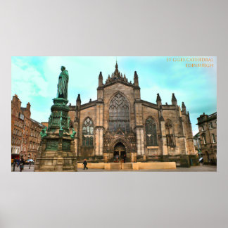 Poster Catedral de Giles rua edinburgh