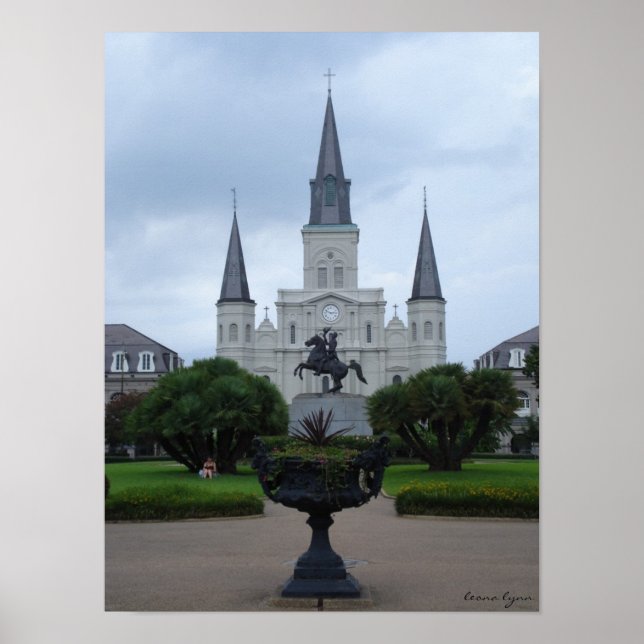 Poster Catedral de Louis, Nova Orleans (Frente)
