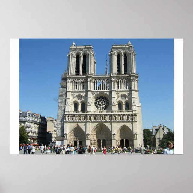 Póster Catedral de Notre Dame (Frente)