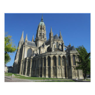 Póster Catedral de Notre Dame, Bayeux, França
