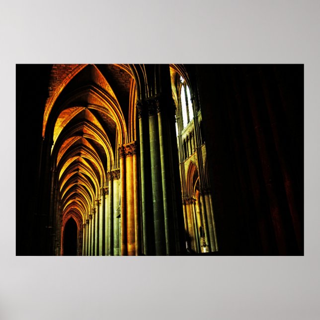 Poster Catedral de Reims (Frente)