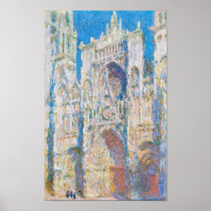 Poster Catedral de Rouen (Luz do Sol), Monet
