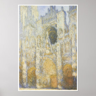 Poster Catedral de Rouen no alvorecer, 1894