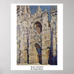 Poster Catedral de Rouen por Claude Monet
