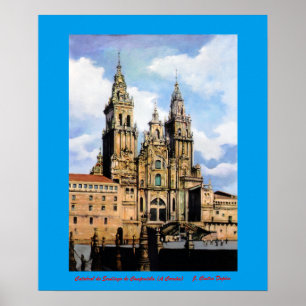 Poster Catedral de Santiago de Compostela (A Corunha)