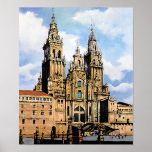Poster Catedral de Santiago de Compostela (A Corunha)