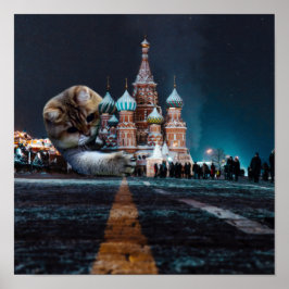 Poster Catedral de santo Basil e Hosico