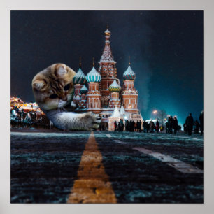 Poster Catedral de santo Basil e Hosico