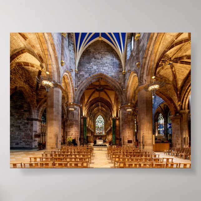 Poster Catedral de St Giles em Edimburgo (Frente)