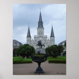 Poster Catedral de St Louis, Nova Orleães