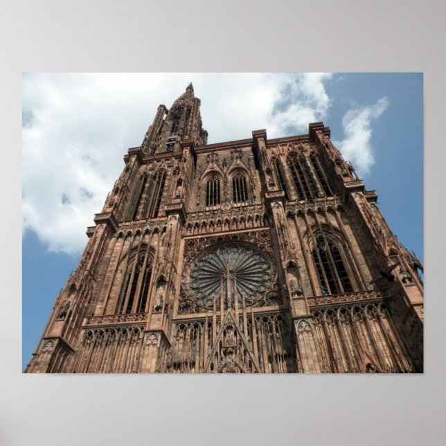 Póster Catedral de Strassburg (Frente)