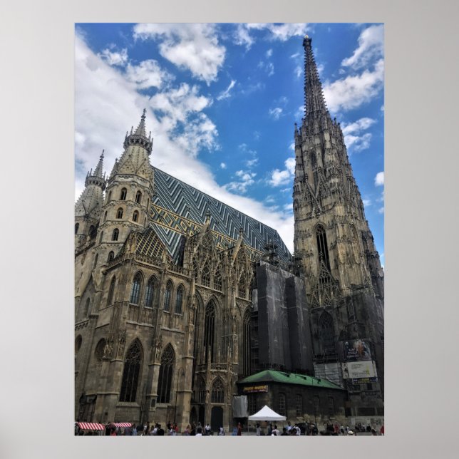 Poster Catedral de Viena (Frente)