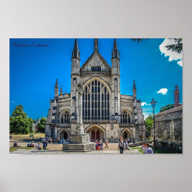 Poster Catedral de Winchester Inglaterra (Frente)