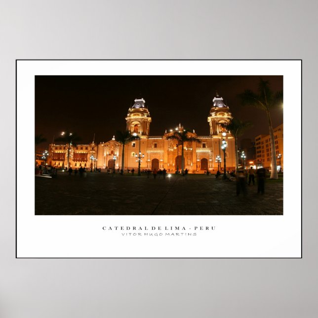 Poster Catedral do Peru (Frente)