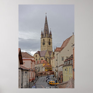 Póster Catedral Evangelichal Sibiu Hermannstadt