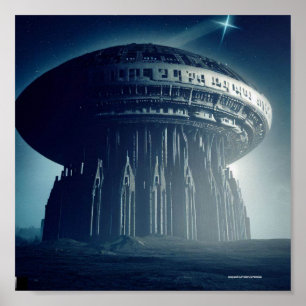 Poster Catedral Extraterrestre