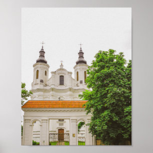 Poster Catedral Municipal da Arquitetura da Bielorrússia