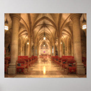 Póster Catedral Nacional de Washington Capela de Belém