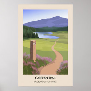 Poster Cateran Trail Scotlands Great Trails Cartaz