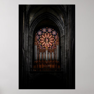 POSTER CATHEDRAL INTERIOR