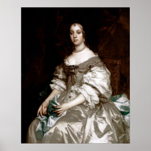 Póster Catherine de Braganza pelo senhor Peter Lely