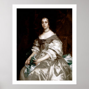 Póster Catherine de Braganza pelo senhor Peter Lely