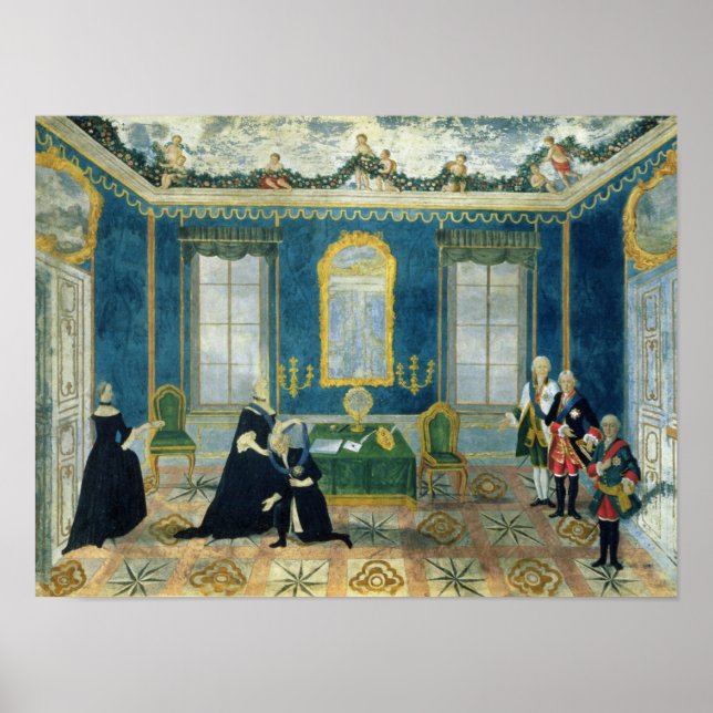 Póster Catherine II recordando o Chanceler Alexey (Frente)