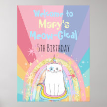 Caticorn Meow-Gical Birthday