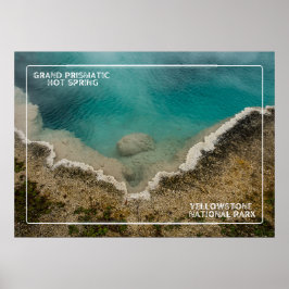 Poster Cativante Grand Prismatic Yellowstone