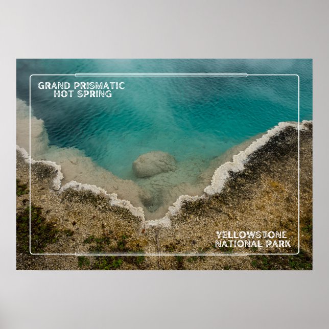 Poster Cativante Grand Prismatic Yellowstone (Frente)