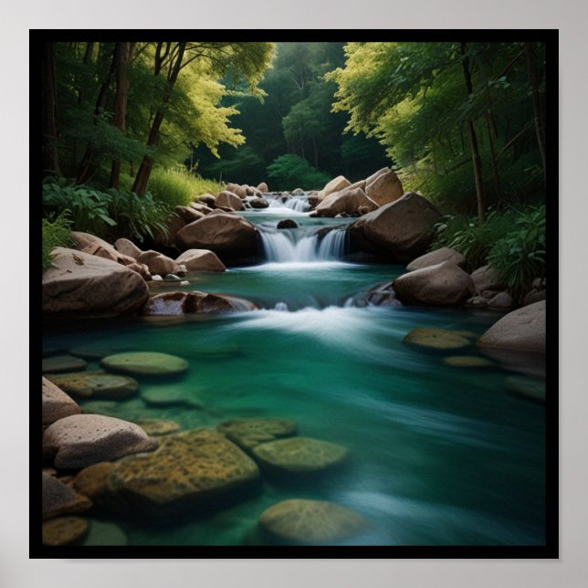 Poster Cativante paisagem natural (Frente)