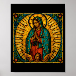 Poster Católica Nossa Senhora de Guadalupe Santa Virgem M