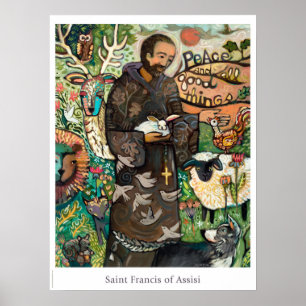Poster católico da sala de aula de Francis de