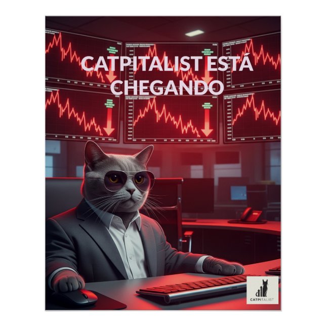 Póster Catpitalista: Comédia do Acidente do Mercado (Frente)