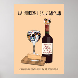 Poster Catpurrnet Sauvigyawn