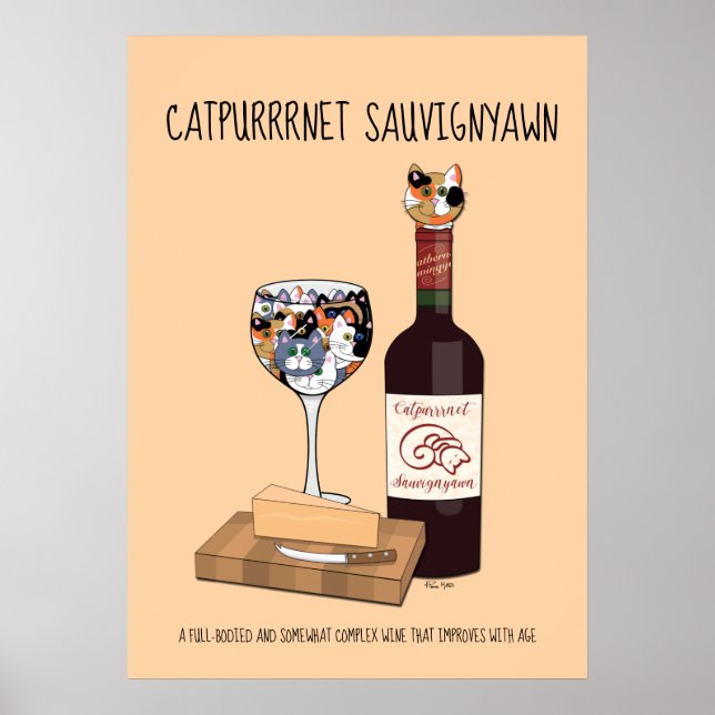 Poster Catpurrnet Sauvigyawn (Frente)