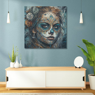 Póster Catrina Azul