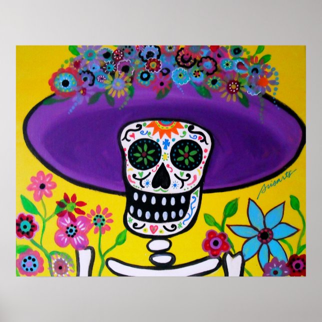 PÓSTER CATRINA DIA DE LOS MUERTOS PORTRAIT (Frente)
