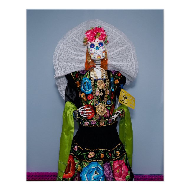 Póster Catrina Tehuana (Frente)