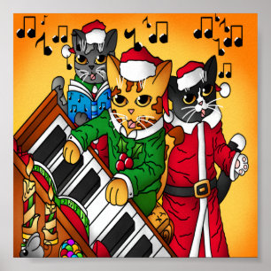 Poster Cats de Natal