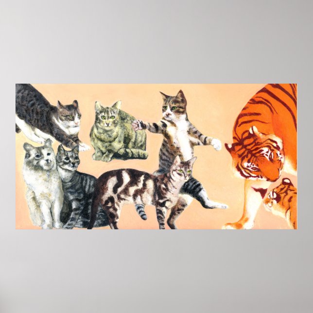Poster Cats Going to Play (Frente)