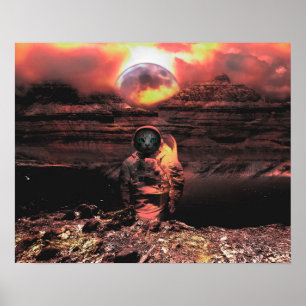 Póster Catstronauta