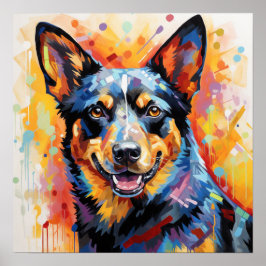 Poster Cattledog australiano