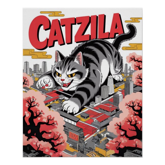 Póster Catzilla (Frente)