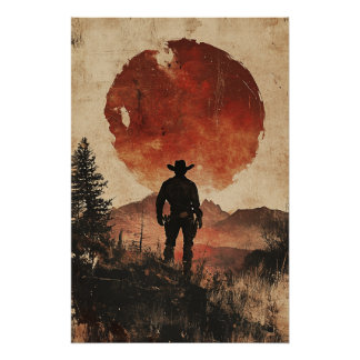 Póster Caubói